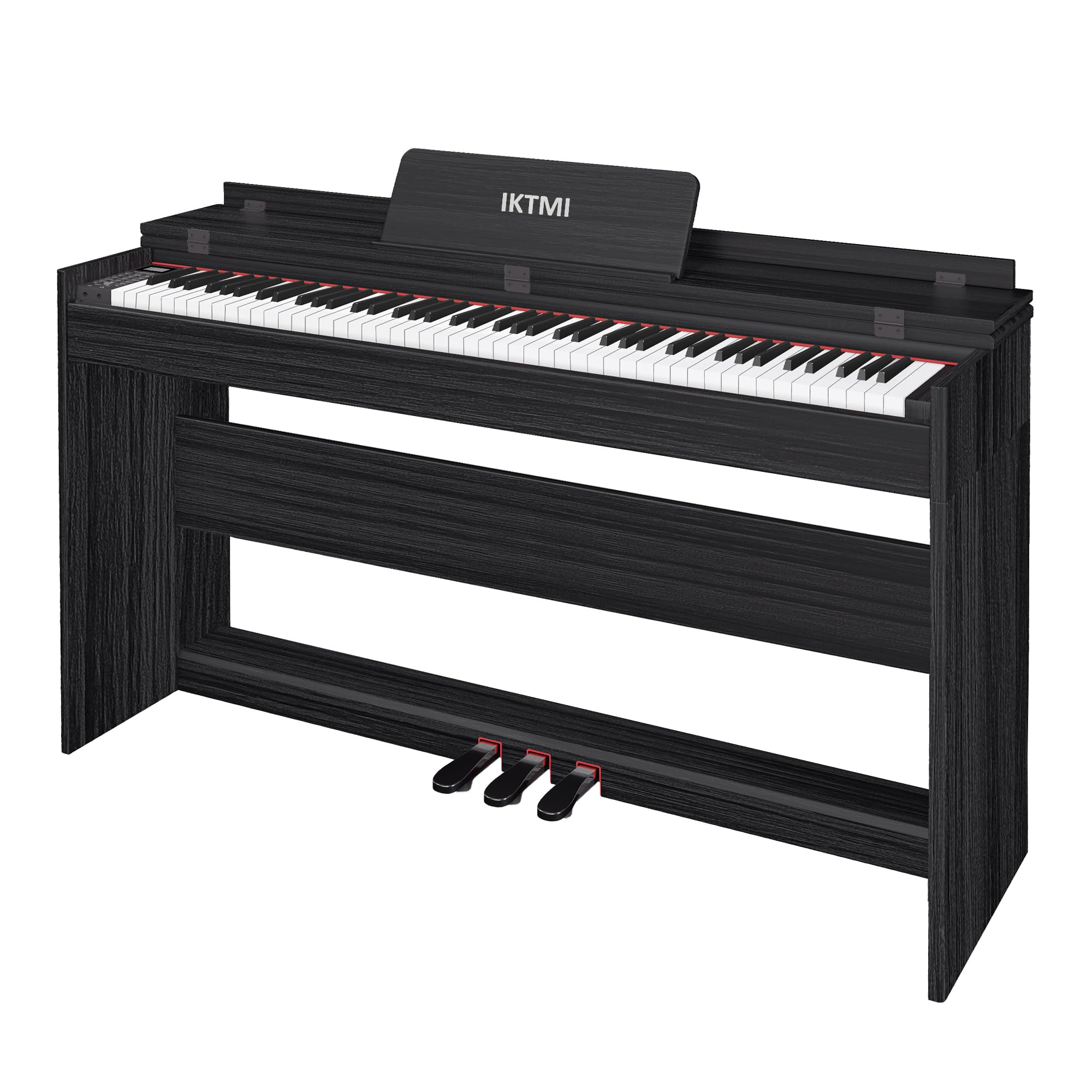 Amazon | IKTMI 電子ピアノ 88鍵盤 ハンマーアクション鍵盤 木製